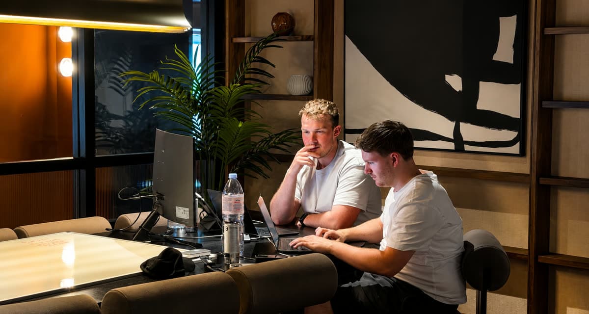 Ben Lucas and Charlie Newnham, co-founders of DPS